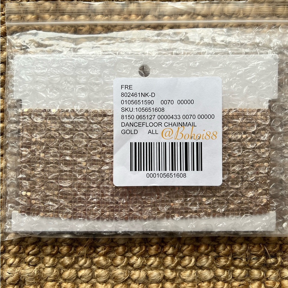 NWT Free People Chainmail Dancefloor Choker Necklace - Picture 6 of 10